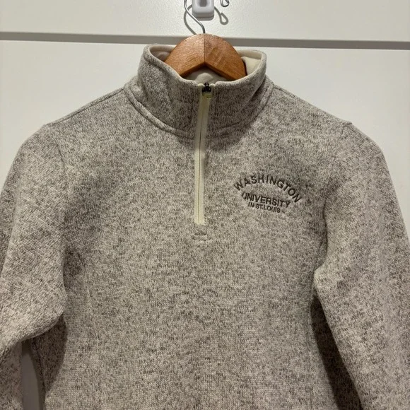 Charles River Washington University St Louis Fleece Pullover 1/4 Zip Women's S - Picture 2 of 8